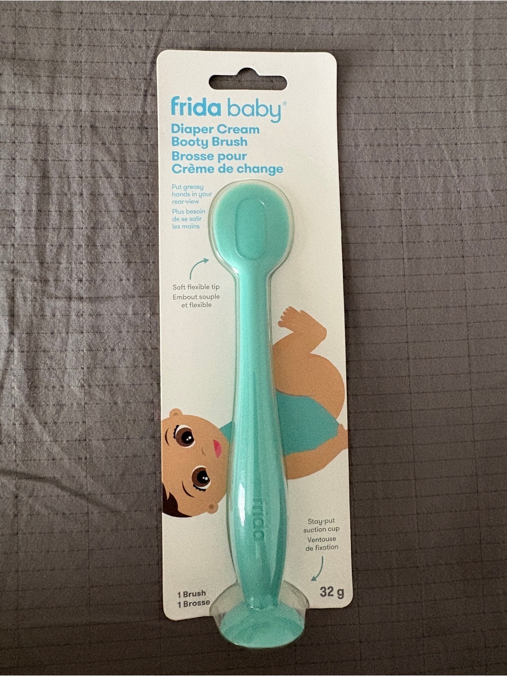 Frida Baby Diaper Cream Applicator Booty Brush New